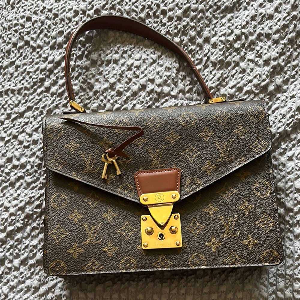 Louis Vuitton Brown Monogram Handbag